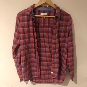 🌟SALE🌟Treasure & Bond Red and blue Flannel